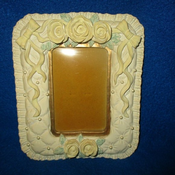 Accents Photo Frame Yellow Baby Child Vintage 6x7 Poshmark